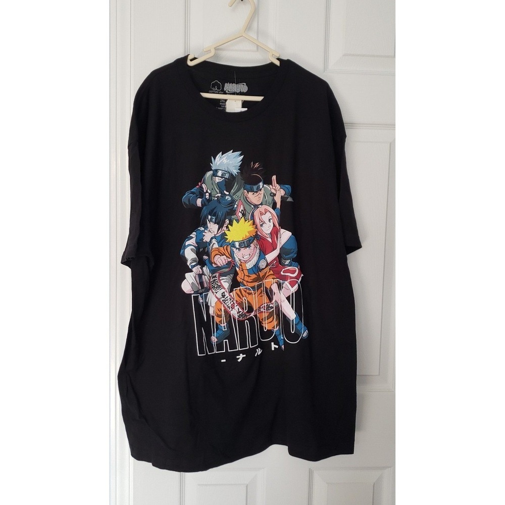 Viz Media Mens  Plus Size Tshirt Naruto Design Size XXL (50-52)